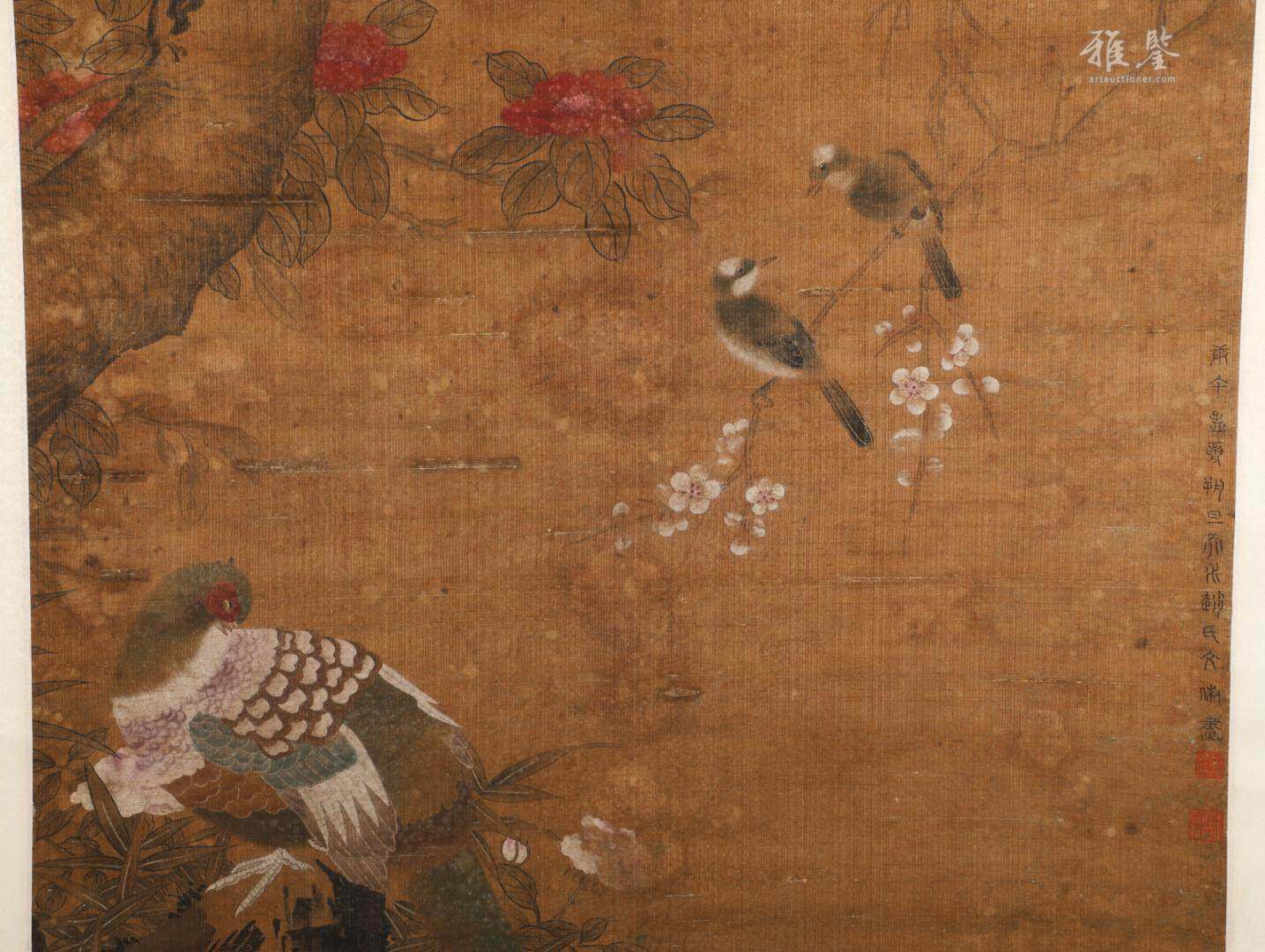 文俶 花鳥圖